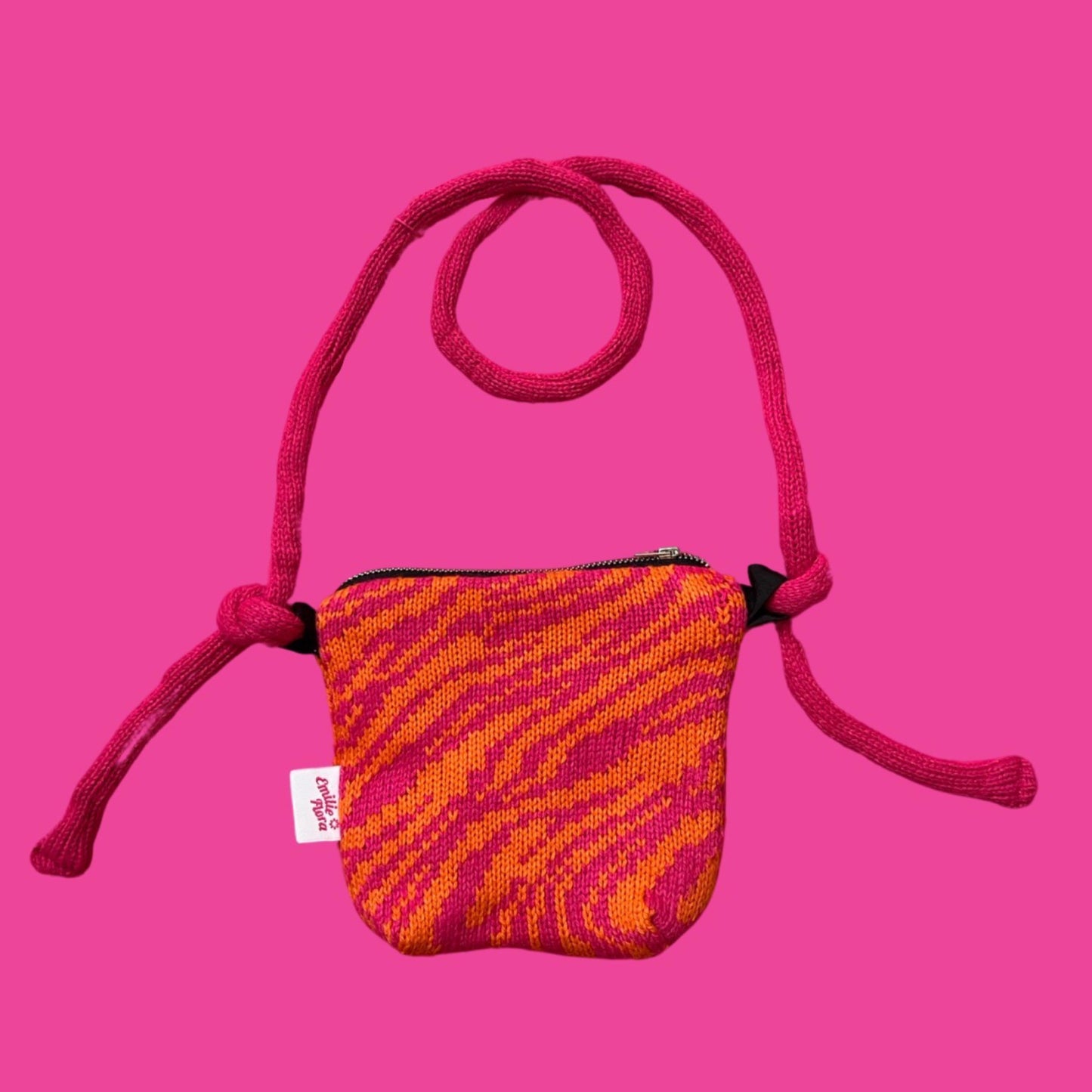 Adjustable Cross Body Zip Bag - Marbled - All Colours