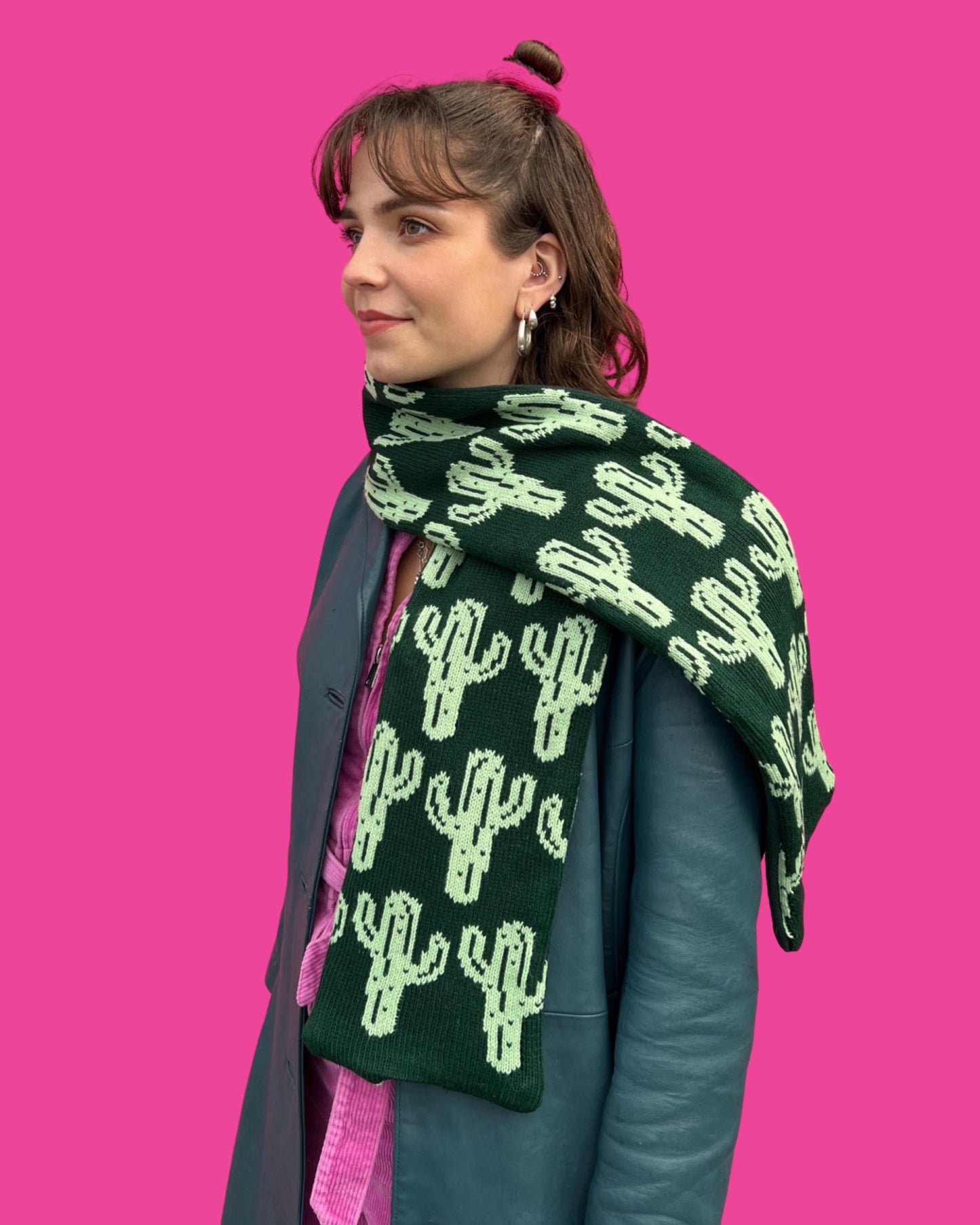 Skinny Scarf - Cactus - All Colours