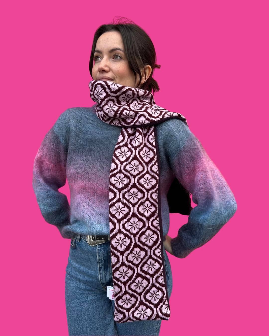 Skinny Scarf - Flower Power - All Colours