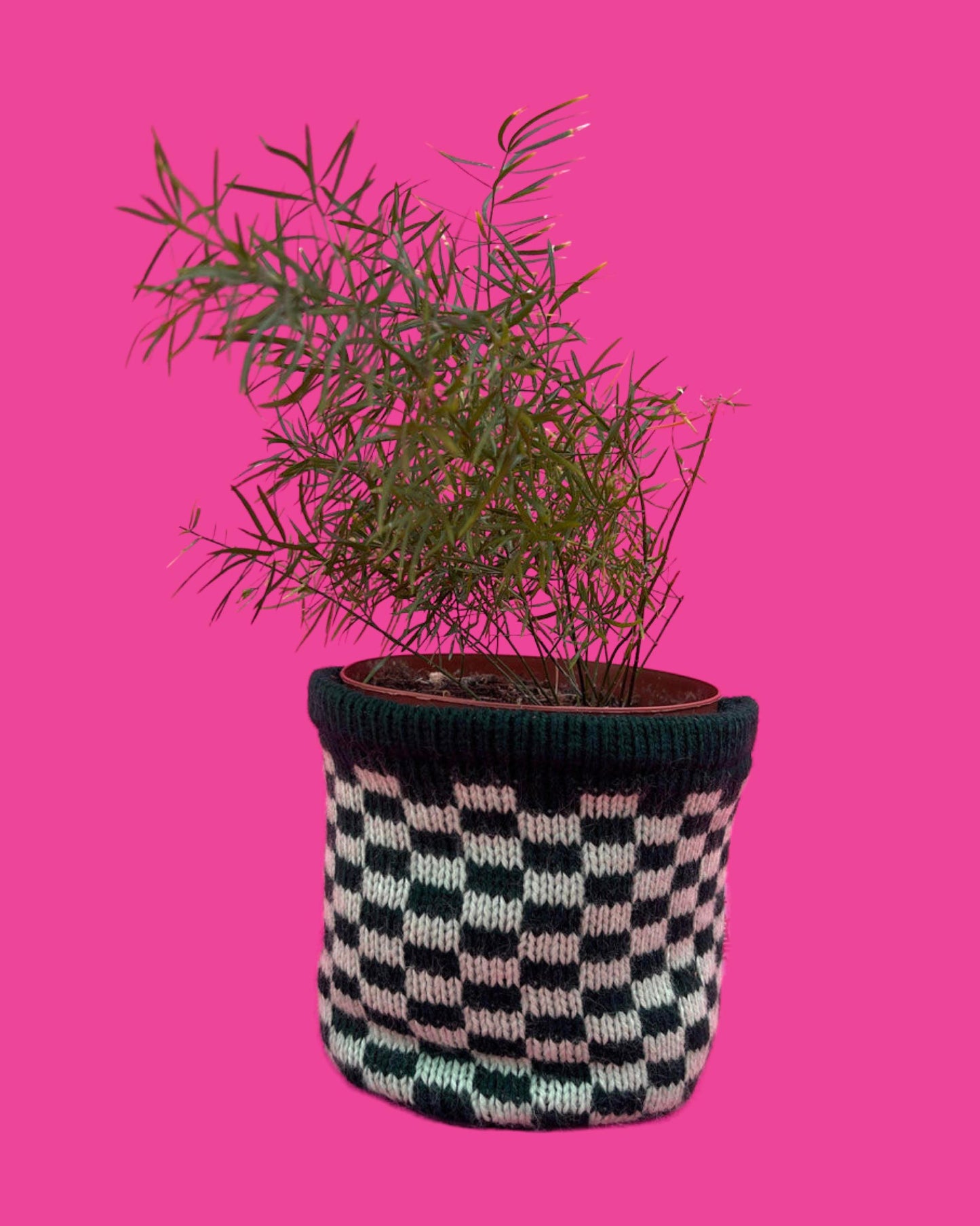 Small Pot Cover - Check - All Colours