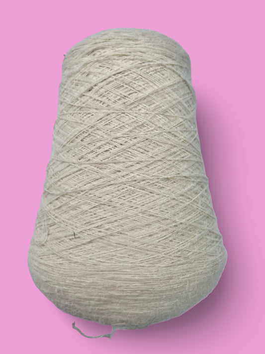 Cream acrylic yarn - 400g