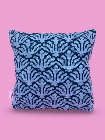 Cushion - Jaipur - Dark Blue and Dusty Blue