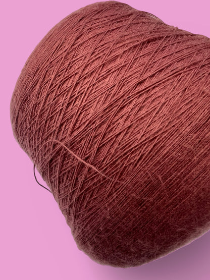 Brown 1 ply acrylic yarn - 900g