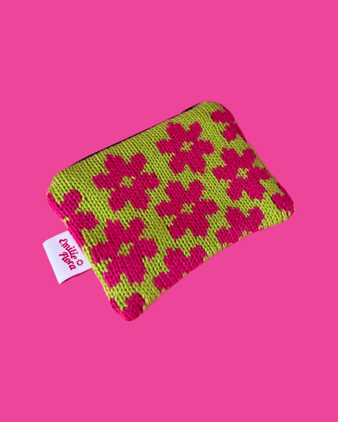 Mini Purse - Blossom, Lime and Hot Pink - READY TO SHIP