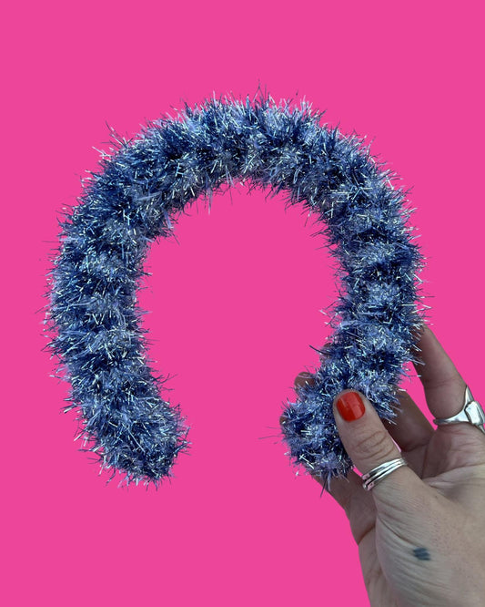 Limited Edition Tinsel Headband - Frost
